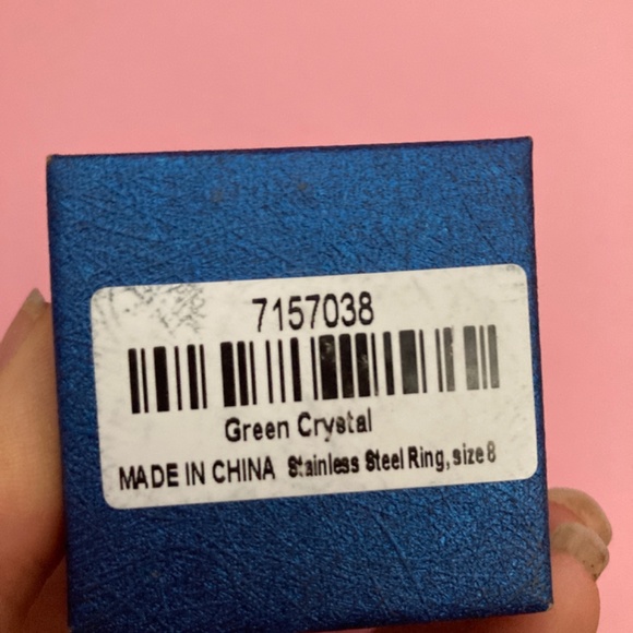 Green Austrian Crystal Dreams Ring - Picture 6 of 6